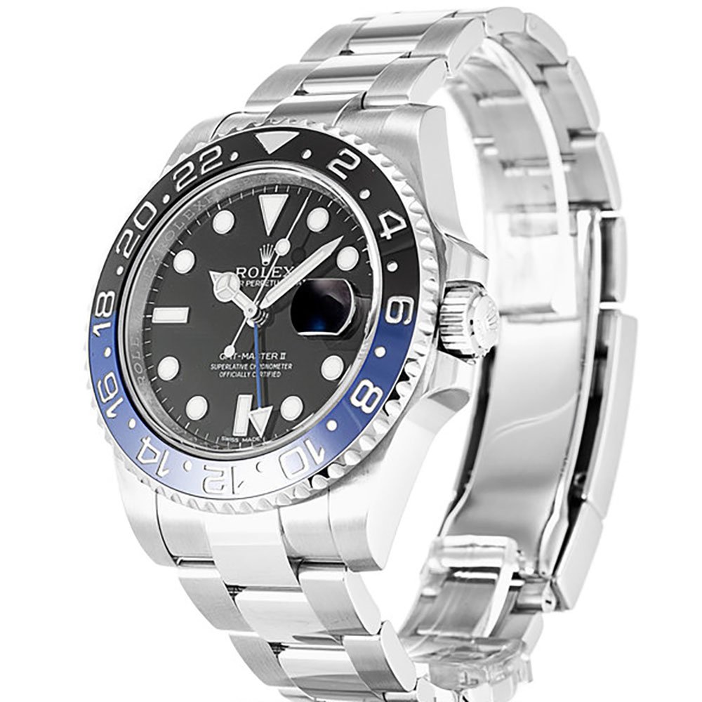 rolex gmt master ii 116710 black (batman)