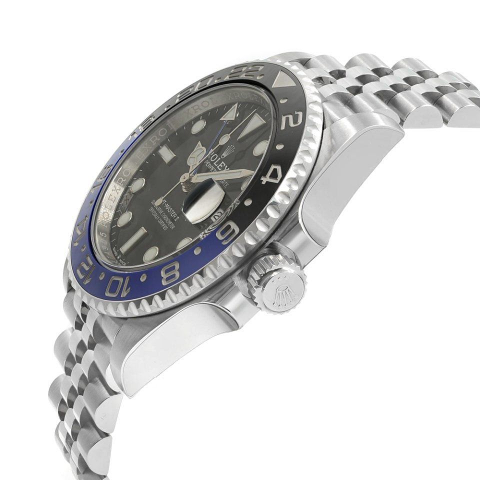 swiss rolex gmt ii 126710blnr (batman)